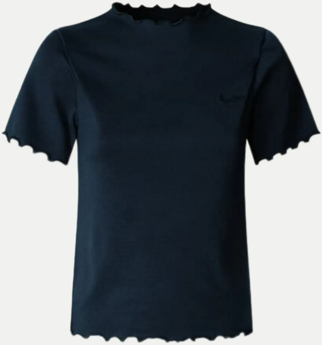Pointelle Shirt Nora Blau WXL/L