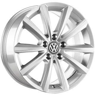 Volkswagen Merano Leichtmetallfelge, Brillantsilber, 17 Zoll, 7,0J x 17 ET56, 5x120mm Lochkreis, ABE-geprüft