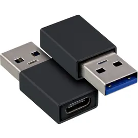 InLine InLine® USB 3.2 Gen.1 Hub, USB-C zu 2 Port Typ-C und 3 Port USB-A, ohne PSU - Schwarz