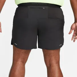 Nike Dri-FIT Stride 7" Brief-Lined Laufshorts Herren 010 black/black/reflective silv XL