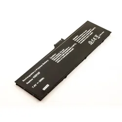 AccuCell Akku passend für Dell Venue 11 Pro 7130, Li-Polymer, 7,4V, 4850mAh, 35,9Wh