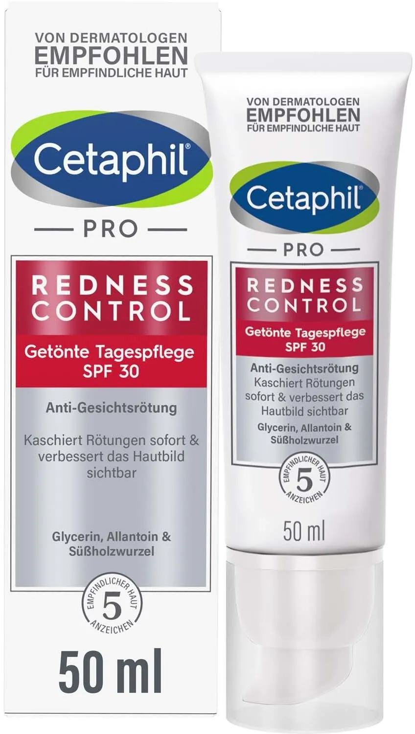 Cetaphil PRO RednessControl getönte Tagespflege SPF 30 kaschiert Hautrötungen