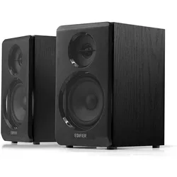 Edifier Studio R33BT kompaktes Regallautsprechersytem mit Bluetooth V5.0, Schwarz