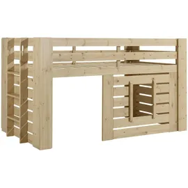 Home Affaire Hausbett Oliver 90 x 200 cm Kiefer massiv beige
