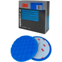 3M Ultrafina SE Anti-Hologramm Polierschaum, genoppt, blau 150 mm 50388