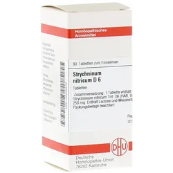 Strychninum Nitricum D 6 Tabletten 80 St