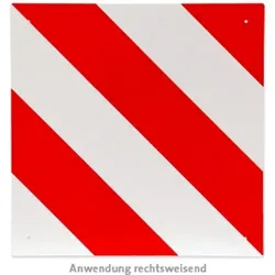 Schild Warntafel für land- und forstwirtsch. Fahrzeuge , Alu, refl., starr, 423x423 mm