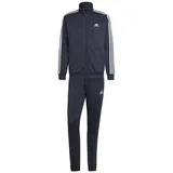 Adidas Basic 3-Streifen Tricot Trainingsanzug Legend Ink / White XS
