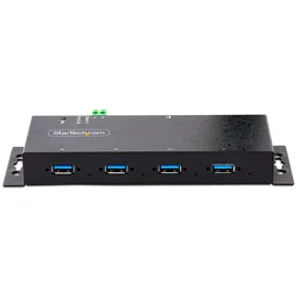 Startech StarTech.com 4-Port USB 3.0 Hub mit 5 Gbit/s - 4 - Industrie USB Hub/Ladestation, Heavy Duty - USB Mehrfachstecker/Splitter (5G4AINDNP-USB-A-HUB) USB-Hubs