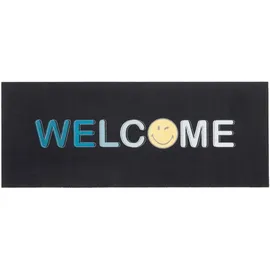 Pergamon Küchenläufer Teppich Trendy Smiley Welcome (60 x 150 cm, Teppiche & Böden, Teppiche, Küchenläufer