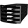 HAN Schubladenbox IMPULS 28 x 23,5 x 36,7 cm 4-tlg. schwarz