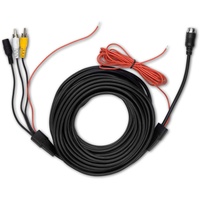 Carmedien Rückfahrkamera Anschlusskabel 5 Meter Kabel für Rückfahrkamera mit 4-PIN Schraubverbindung wetterfest für Fahrzeug