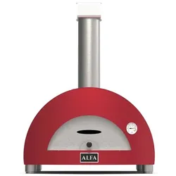 Alfa Forni Moderno 1 Pizza Holz Antik Rot