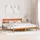 vidaXL Bettgestell Braun 180 x 200 cm Massivholz Kiefer