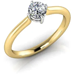 Verlobungsring VR17 750er Gelb-/Weiflgold - 7862
