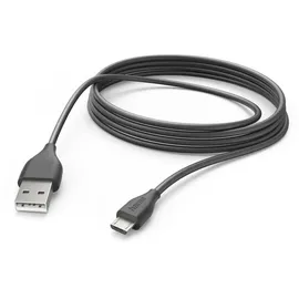 Hama USB-A auf Micro-USB 3 m Schwarz