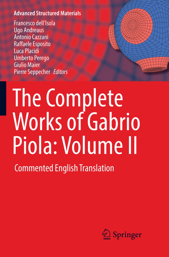 The Complete Works Of Gabrio Piola: Volume Ii  Kartoniert (TB)