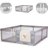 Chipolino Laufstall Amico Tür 180 x 200 (200 x 180 x 62 cm)