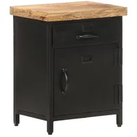 VidaXL Nachttisch 40x30x52 cm Mango Massivholz