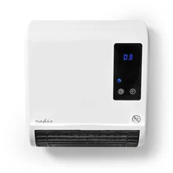Nedis Badezimmer-Heizungen - 2000 W - Verstellbares Thermostat - 2 Wärme Modes - IP22 - Fernbedienung - Weiss