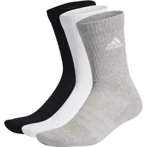 adidas Cushioned Crew Socken 3er Pack Medium Grey Heather / White / Black 22-24