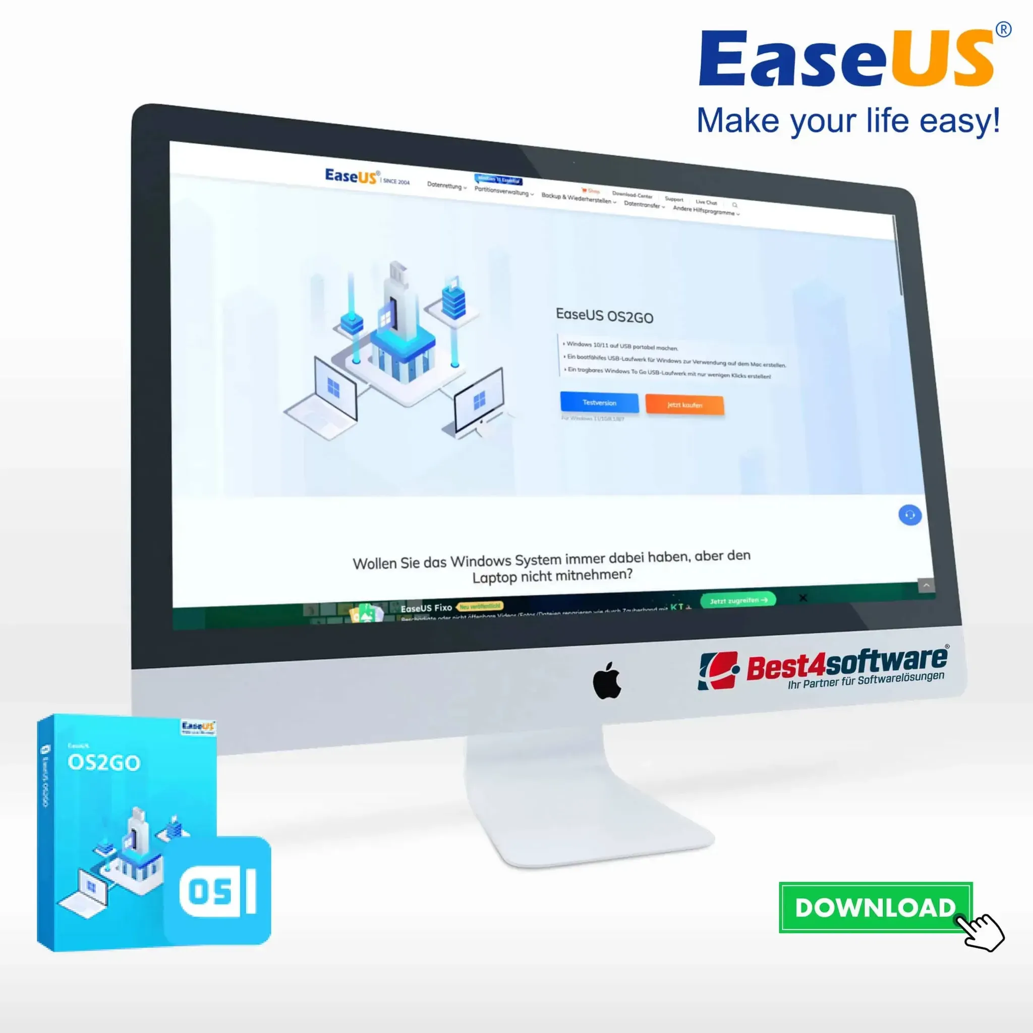 EaseUS OS2GO 1 Jahr