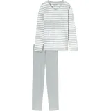 SCHIESSER Casual Essentials Pyjamaset, Silbergrau-Mel._181756, 44