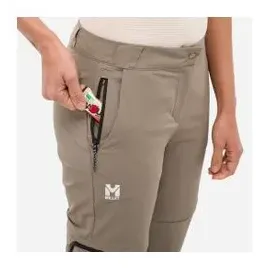 Millet ubic stretch zip off wandelhose fur damen beige - 46 für