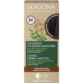 Logona Pflanzen-Haarfarbe Pulver schwatzbraun 100 g