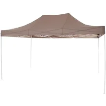 Siena Garden Siena Garden, Pavillon 3 x 4,5 m, Bezug aus Polyester PU-beschichtet 160 g/m2 in taupe zu Allrounder, 300x450 cm, Dach