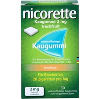 Eurimpharm Arzneimittel GmbH Nicorette 2 mg freshfruit Kaugummi