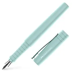 FABER-CASTELL Poly Pen Patronenfüller caribic blue B (breit)
