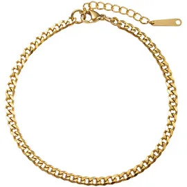 FIRETTI Fußketten Set FIRETTI "Schmuck Geschenk Körperschmuck", gold (gelbgoldfarben), Fußketten, Damen, Edelstahl