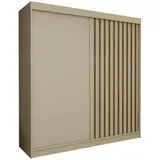 ax living Schwebetürenschrank Cabinio 200 x 216,1 x 61 cm Beige