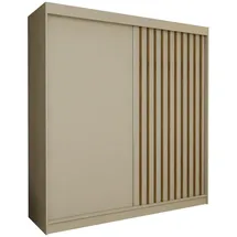 ax living Schwebetürenschrank Cabinio 200 x 216,1 x 61 cm Beige