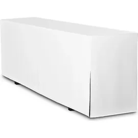 TexDeko Biertischhusse Premium für Bierzeltgarnitur 220 x 50cm Blickdicht waschbar nur Tisch (Weiß)