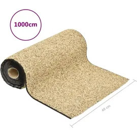 vidaXL Steinfolie Natur-Sand 1000x40 cm