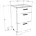 VCM Unterschrank Esilo 50 x 46 x 82 cm Beige