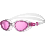 Arena Cruiser Evo Junior, Schwimmbrille rosa|farblos|farblos Einheitsgröße