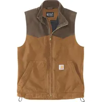 CARHARTT Montana Duck Vest 106433 - Hellbraun/Dunkelbraun - XXL