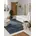 Teppich Laury rechteckig Höhe 5 mm Teppich Wohnzimmer Schlafzimmer Esszimmer Flur Kunstfaser Cozy blau 80 cm x 150 cm x 5 mm