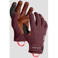 Ortovox Damen Tour Light Handschuhe (Größe M, rot)