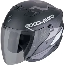 Scorpion EXO-230 Band, Jethelm - Matt Schwarz/Grau/Silber - L