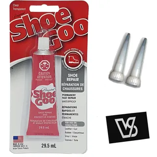 Shoe Goo Clear 29,5mL - Original, Tube + 2 Dosierspitzen & Vamos Skate Co Sticker NEU (372,54€/L)