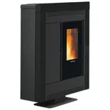 Extraflame Pelletofen | SOUVENIR PLUS STEEL 5.0 | 10 kW | Schwarz
