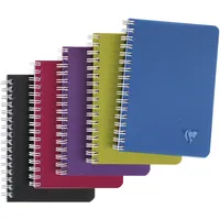 Clairefontaine 329525C - Spiralbuch / Notizheft Linicolor Intensive, 9x14