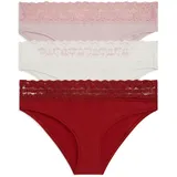 Tommy Hilfiger Bikinislip 3 St. bonita pink/ivory/schwarz magma 38