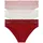 Tommy Hilfiger Bikinislip 3 St. bonita pink/ivory/schwarz magma 38