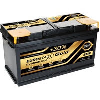 PKW Autobatterie 12 Volt 100Ah Eurostart SMF Starterbatterie ersetzt 88 90 92 Ah