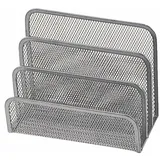 Q-Connect Briefständer KF00852, silber, Metall 5705831008526 Q-connect